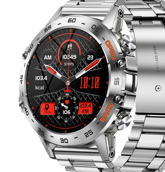 Смарт-часы Smart Delta K52 Silver, 2 ремешка 1496 фото