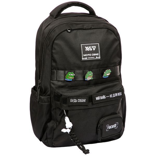 Рюкзак Yes Emotions Black N T-51 550733 фото