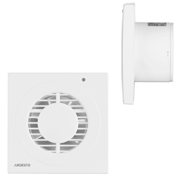 Вытяжной вентилятор ARDESTO BFO-120W 20 Вт, 150 м3/ч, 2300 об/мин, 35 дБ, белый BFO-120W фото