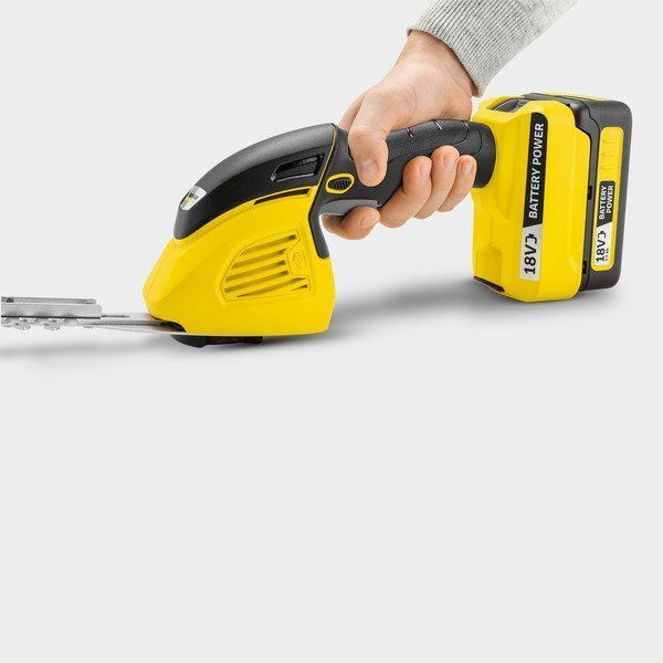 Ножиці для трави акумуляторні Karhcer GSH 18-20 Battery 18В + насадка кущоріз 20см крок 10мм 1.15кг (без АКБ і ЗП) 1.444-200.0 фото