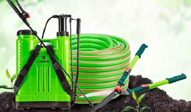 Шланг садовый Verto Professional, 3/4", 30м, 3 слоя, до 25 Бар, -10&hellip;+45&deg;C 15G824 фото