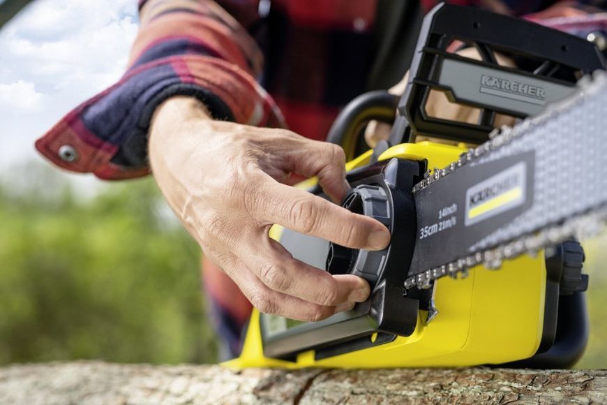 Пила цепная аккумуляторная Karcher CNS 18-30 Battery 18В акб 2х5А&middot;час шина 30см быстрозарядное ЗУ 3.2кг 9.611-915.0 фото