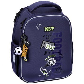 Рюкзак школьный каркасный Yes Play Football H-100S 550213 фото