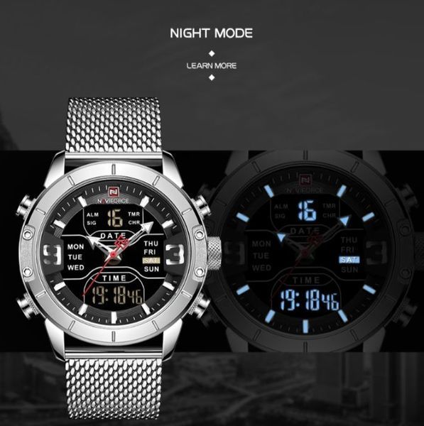 Годинник Naviforce Tesla Silver NF9153 NF9153 фото