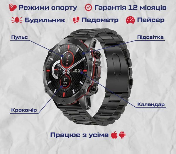Smart-часы Smart Forest Pro Black 1497 фото