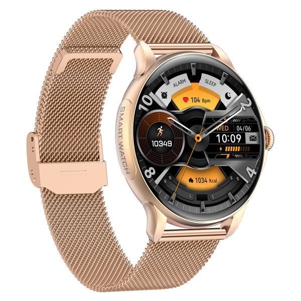 Smart-годинник Smart Holiday Gold Steel, 2 ремінця 1745 фото