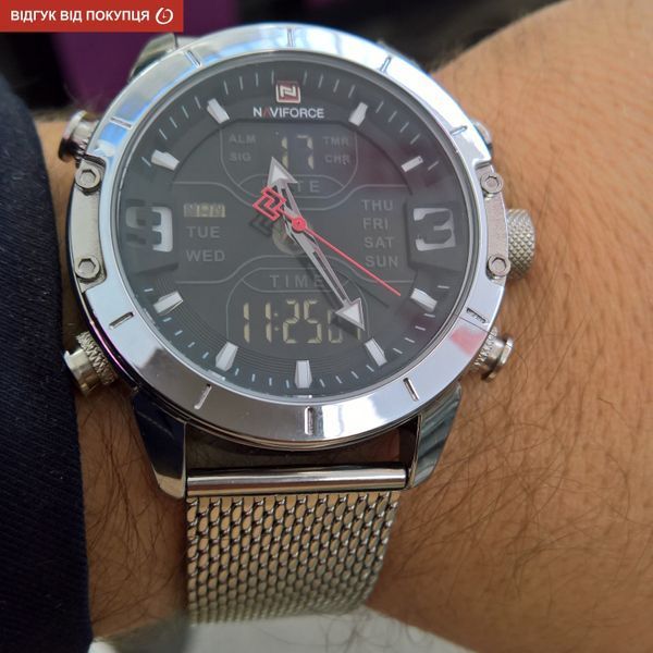 Годинник Naviforce Tesla Silver NF9153 NF9153 фото
