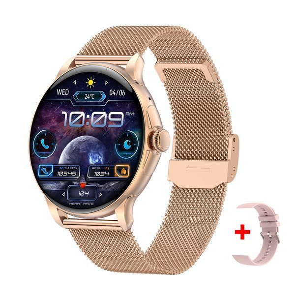 Smart-годинник Smart Holiday Gold Steel, 2 ремінця 1745 фото