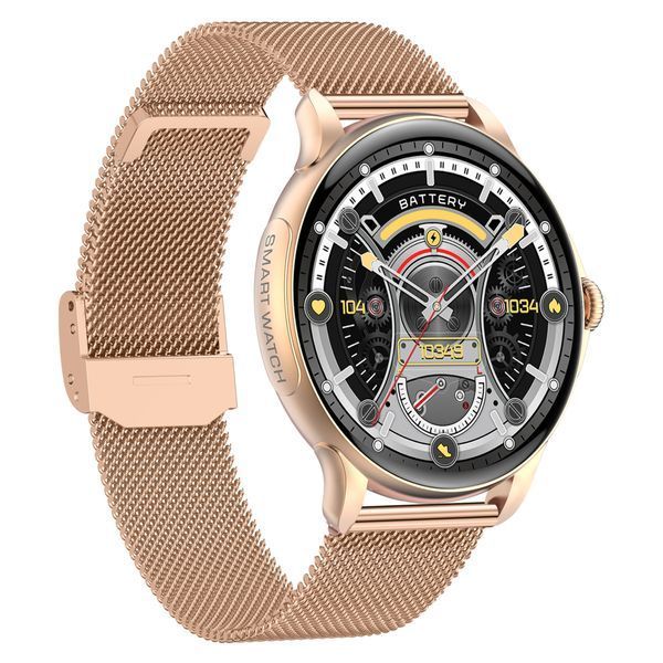 Smart-годинник Smart Holiday Gold Steel, 2 ремінця 1745 фото