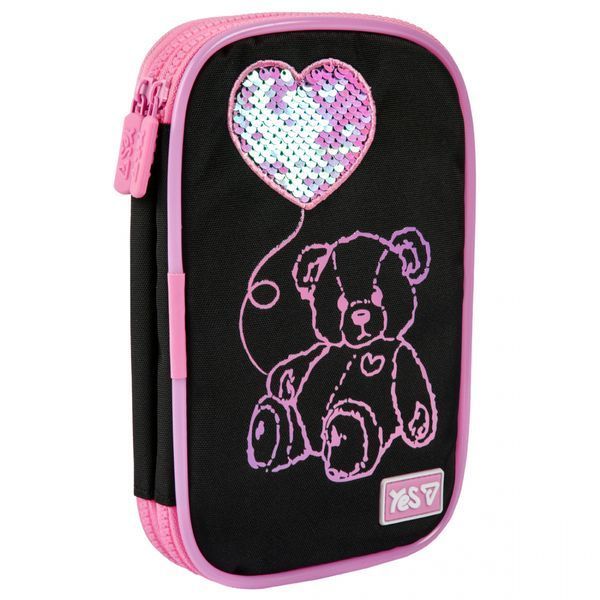 Пенал м'який з LED Yes Pink Bear PH-35 533777 фото