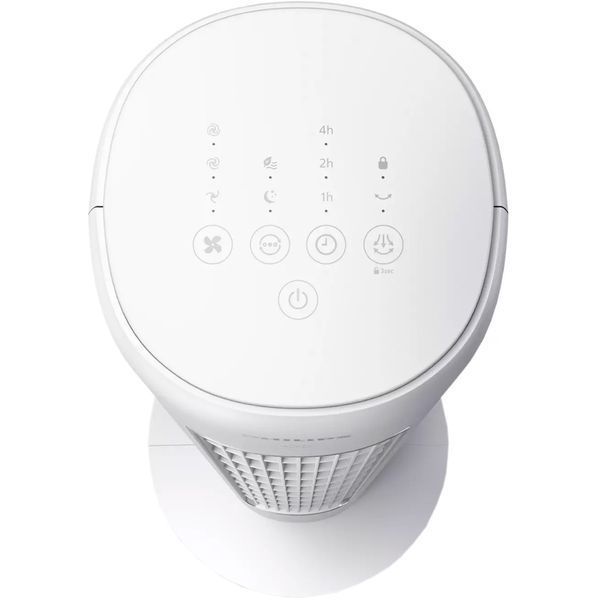Вентилятор колонный Philips 110см, 40Вт, пульт ДУ, дисплей, белый. CX5535/00 фото