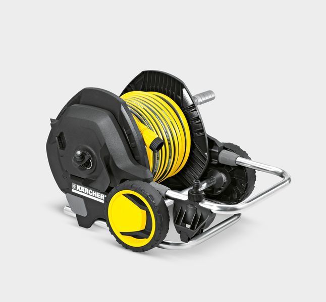 Котушка для шланга Karcher "HT 4.500", складна, регулювання висоти ручки візка, довжина шланга: 1/2" 50м, 5/8" 35м, 3/4" 23м 2.645-170.0 фото