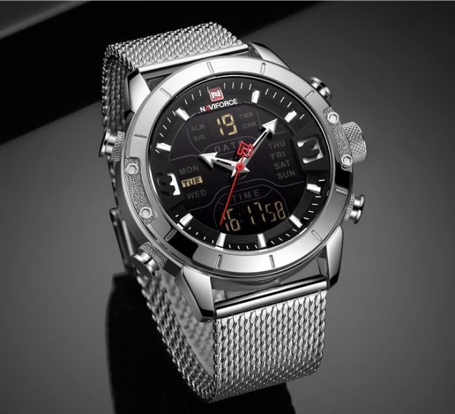 Годинник Naviforce Tesla Silver NF9153 NF9153 фото
