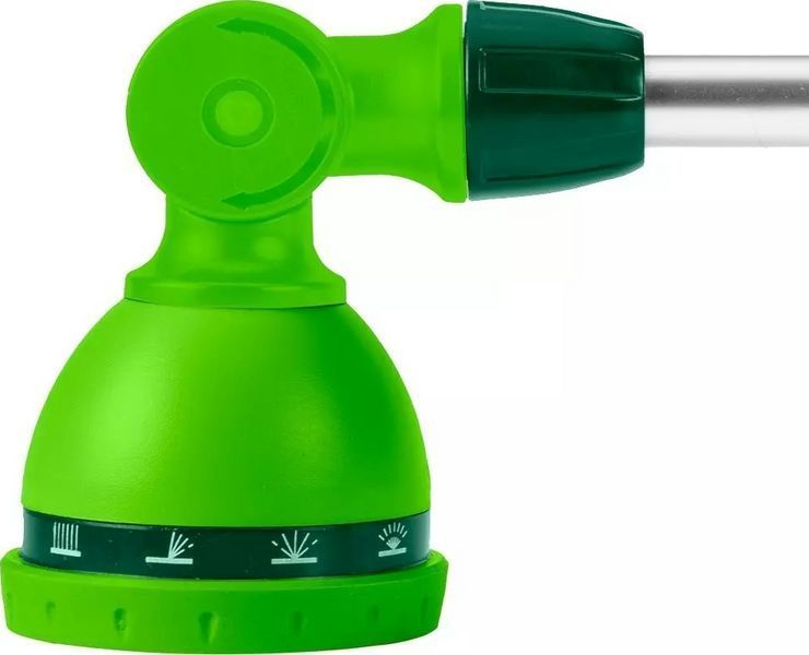 Ороситель ручной Verto, 1/2"-3/4", штанга 77-113см, 10 функций, плавная регулировка напора воды большим пальцем, держатель двухкомпонентный 15G682 фото