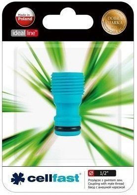 Конектор для крана Cellfast BASIC 1/2' із зовнішнім різьбленням 51-230H фото