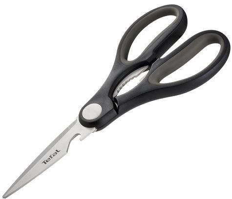 Ножиці кухонні Tefal Comfort, нержавіюча сталь, пластик, чорний K2214104 фото