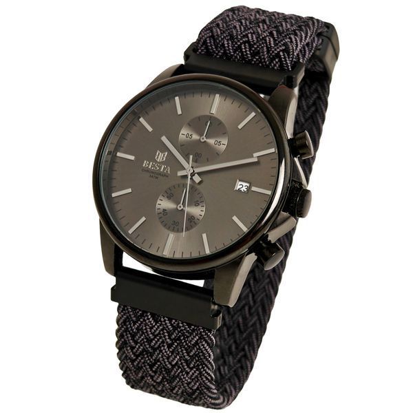 Besta Mars Black & Gray Nylon, 2 ремешка 2154 фото