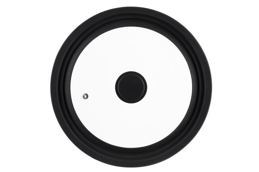 Крышка универсальная Ardesto Black Mars Smart 24/26/28 см, стекло, силикон AR2428UL фото