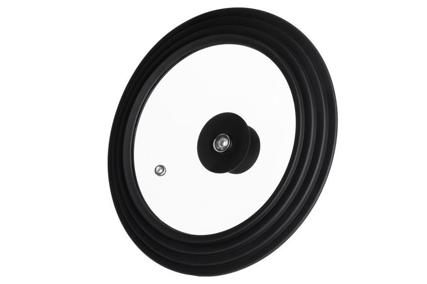 Крышка универсальная Ardesto Black Mars Smart 24/26/28 см, стекло, силикон AR2428UL фото