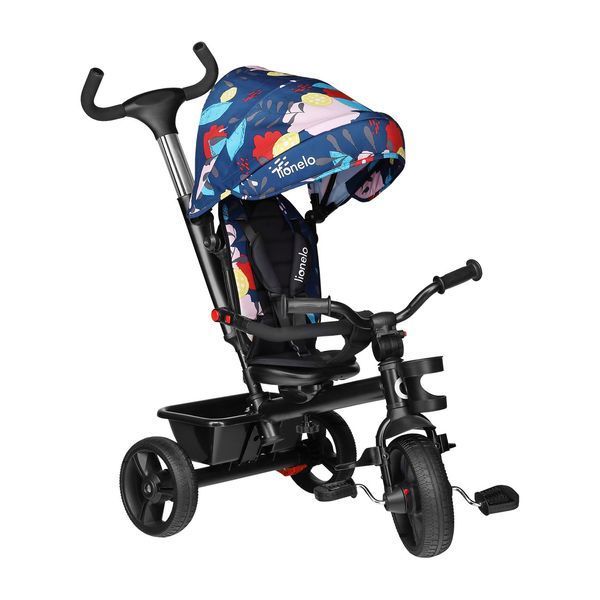 Трехколесный велосипед Lionelo HAARI BLUE NAVY Детский велосипед с родительской ручкой 35762596 фото