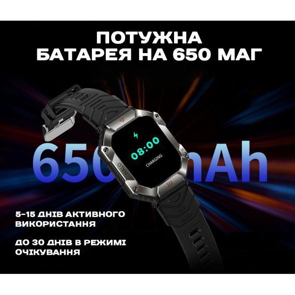 Smart-часы Smart Racer K+ Black с компасом 1542 фото