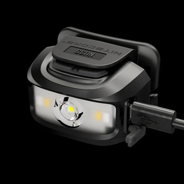 Налобний ліхтар Nitecore NU35 460лм 3xAAA Type-C з білим та червоним світлом 712588 фото
