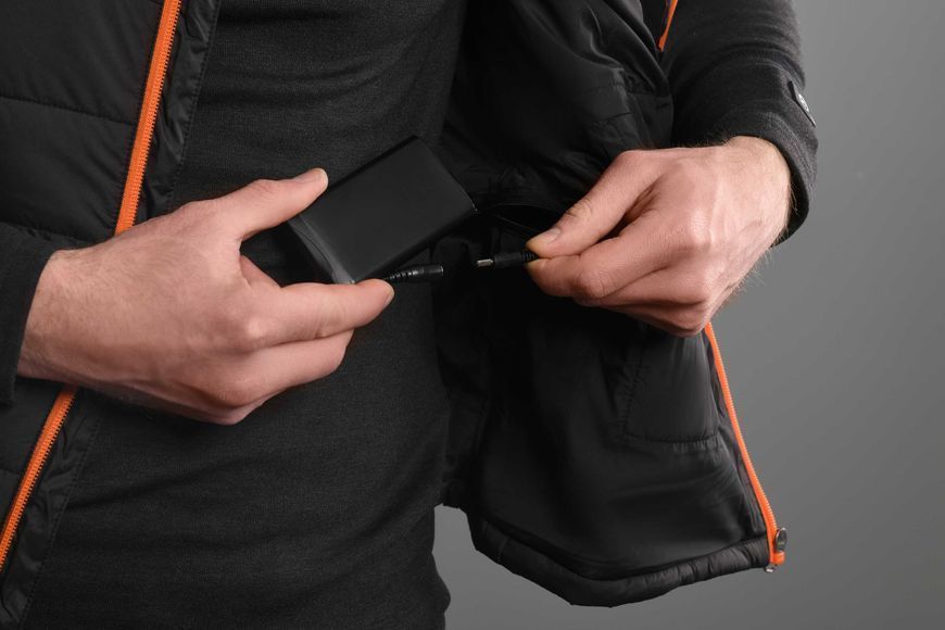 Жилет з підігрівом 2E Tactical Heat Power Plus Black з капюшоном, розмір L 2E-HVHPPL-BK фото