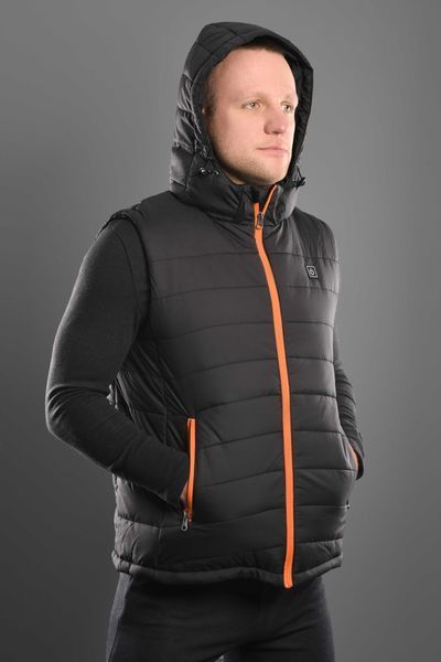 Жилет з підігрівом 2E Tactical Heat Power Plus Black з капюшоном, розмір S 2E-HVHPPS-BK фото