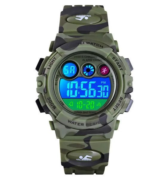 Годинник Skmei Kids KamoGreen 1313 фото
