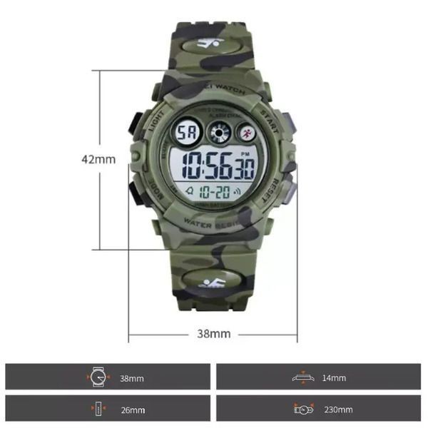 Годинник Skmei Kids KamoGreen 1313 фото