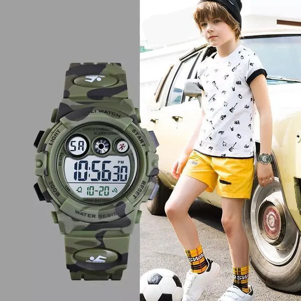 Годинник Skmei Kids KamoGreen 1313 фото