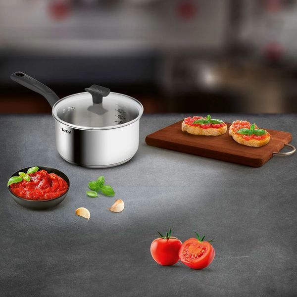 Набір посуду Tefal DELICIOus, 6 предметів, нержавіюча сталь, бакеліт, скло B925S655 фото