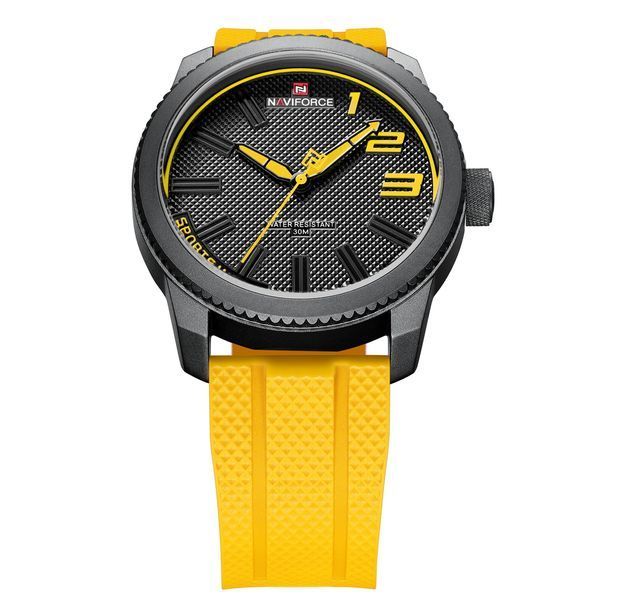 Naviforce Kvantum Black Steel, 2 ремінці 2328 фото