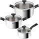 Набір посуду Tefal DELICIOus, 6 предметів, нержавіюча сталь, бакеліт, скло B925S655 фото 1