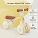 Беговел MoMi DEX Yellow &mdash; Желтый детский велобіг для малышей от 1 года, сверхлегкий, колеса EVA, регулируемое сиденье 117133762 фото 1