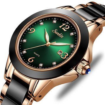 Часы Sunkta Ceramic Green 1467 фото