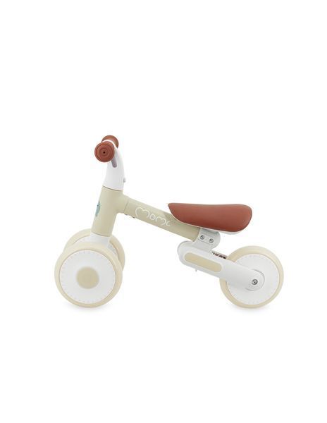Беговел MoMi DEX Beige &mdash; Бежевый детский велобег для малышей от 1 года, сверхлегкий, колеса EVA, регулируемое сиденье 117134347 фото