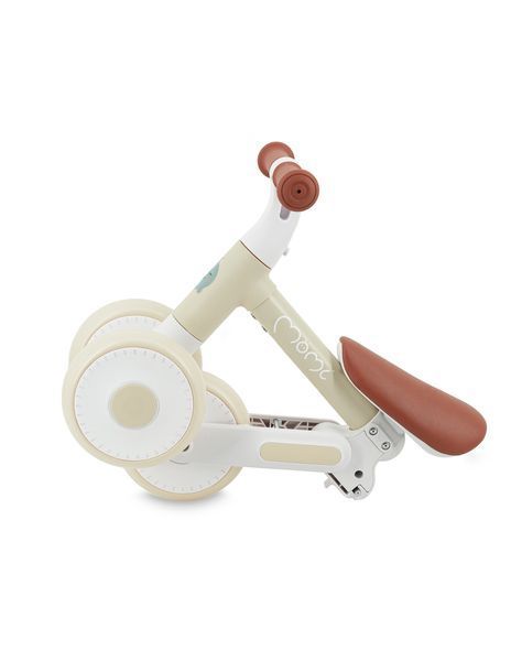 Беговел MoMi DEX Beige &mdash; Бежевый детский велобег для малышей от 1 года, сверхлегкий, колеса EVA, регулируемое сиденье 117134347 фото