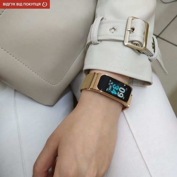 Модний годинник Smart Mioband PRO Gold 5055 фото