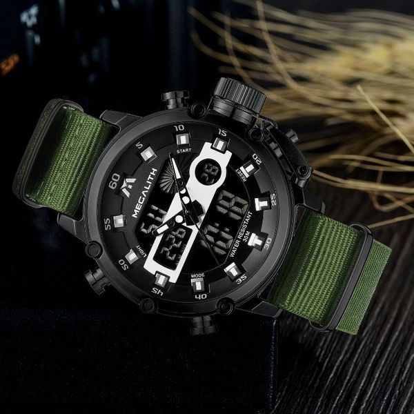 Годинник MegaLith Prof Green 7772 фото