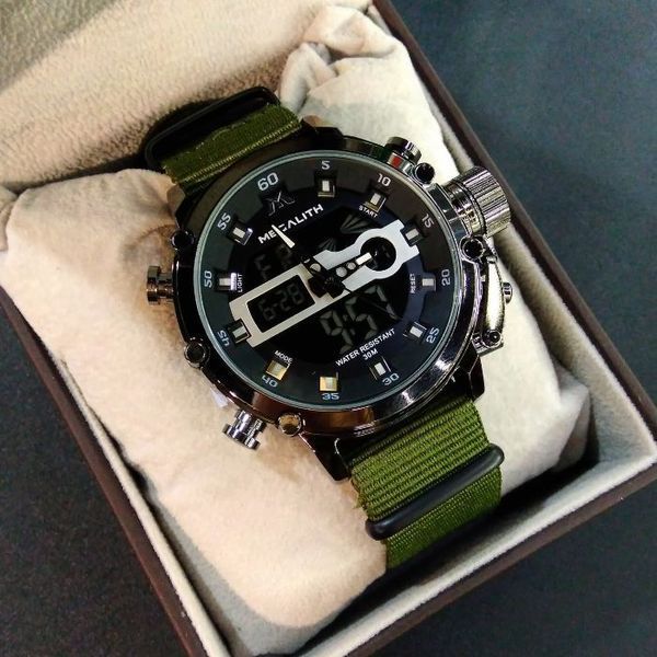 Годинник MegaLith Prof Green 7772 фото