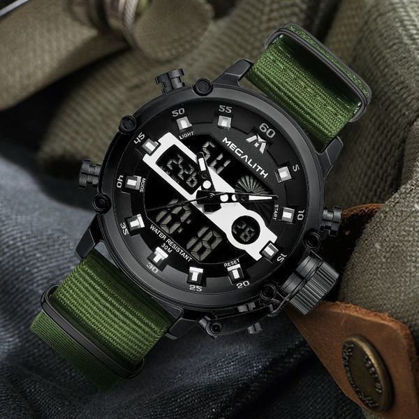 Годинник MegaLith Prof Green 7772 фото