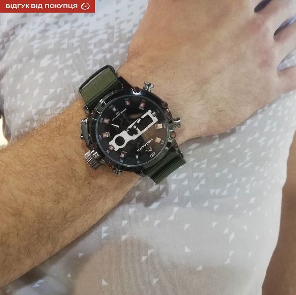 Годинник MegaLith Prof Green 7772 фото