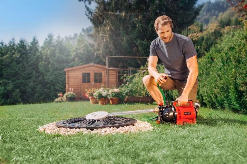 Насос центробежный Einhell GC-GP 1045, 1050 Вт, 4500 л&middot;час, высота 48 м, глубина 8 м, 9.5 кг 4180340 фото
