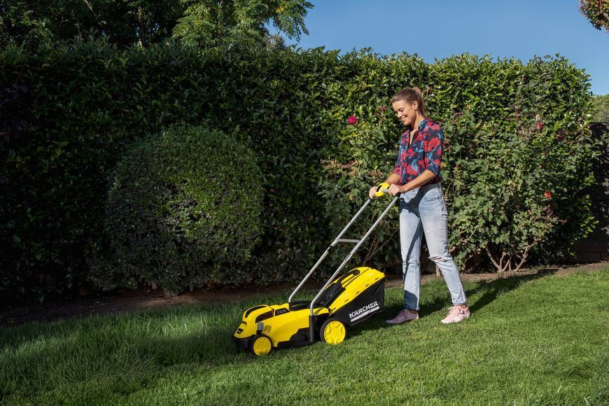 Газонокосарка акумуляторна Karcher LMO 18-33 Battery 18В 33см 35-65мм (без АКБ та ЗП) 1.444-400.0 фото
