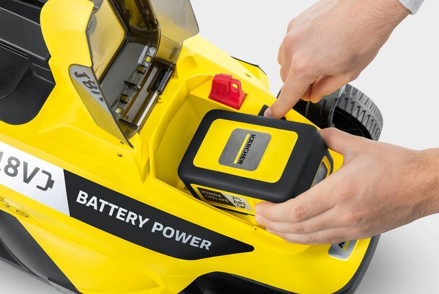 Газонокосарка акумуляторна Karcher LMO 18-33 Battery 18В 33см 35-65мм (без АКБ та ЗП) 1.444-400.0 фото