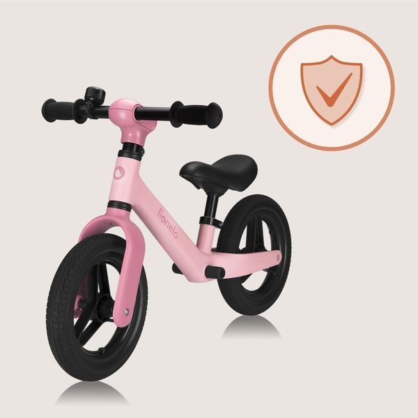 Беговел Lionelo Toni Pink Rose &mdash; Розовый детский беговел от 18 месяцев, с подножкой, колеса EVA, легкий 109058386 фото