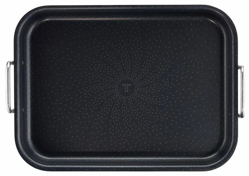 Деко Tefal Success,з ручками, прямокутна, 27х37см, алюміній, чорний J1605902 фото