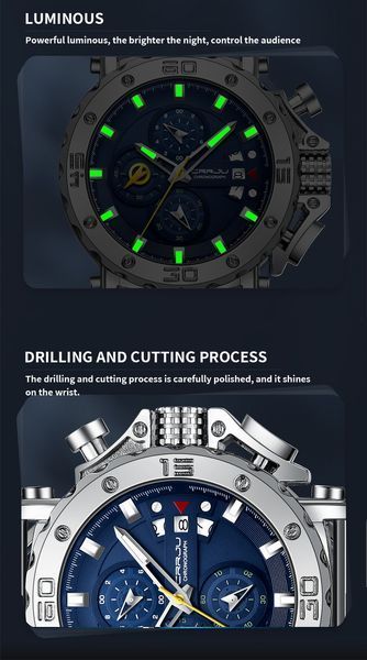 Годинник Crrju Brutal 1143 фото