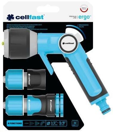 Набір для поливу Cellfast ERGO з підключенням 1/2-5/8" 53-530 фото